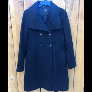 Guess Wool Blend Peacoat